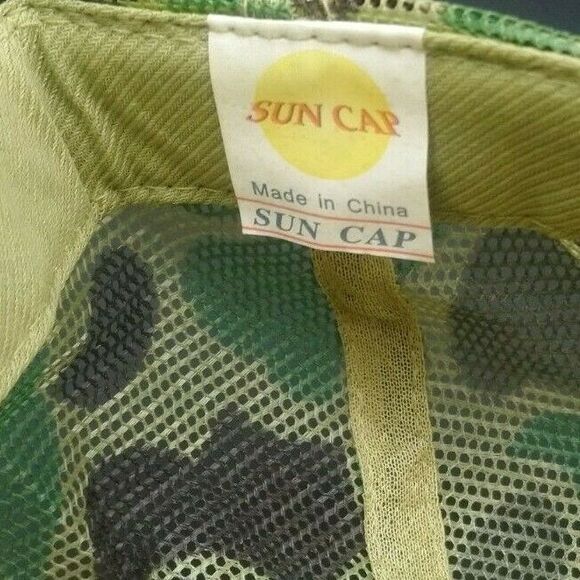 VTG John Deere Nothing Runs Like A Deer  Camouflage Mesh Back Hat ~ By Sun Cap - Picture 7 of 7